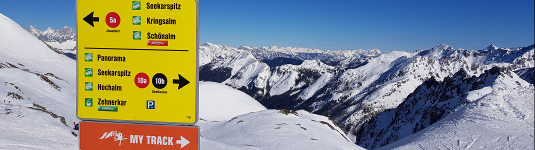 Pisten und Skirunden sind in Obertauern bestens ausgeschildert.