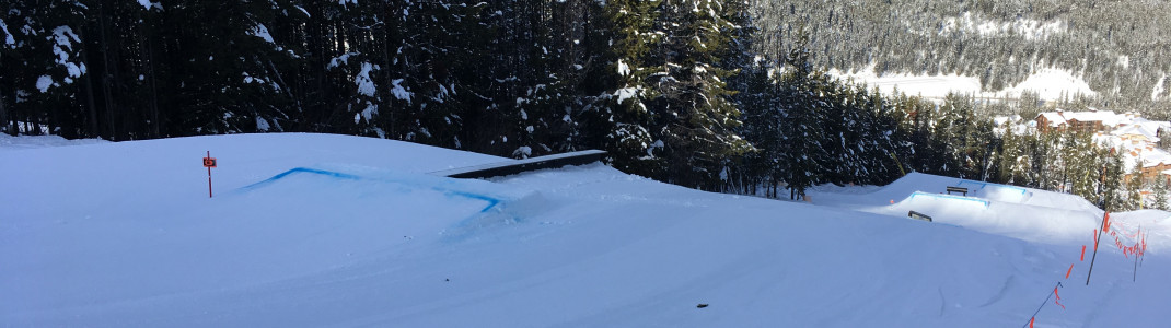 Im Panorama Mountain Resort gibt es den größten Snowpark der Region.