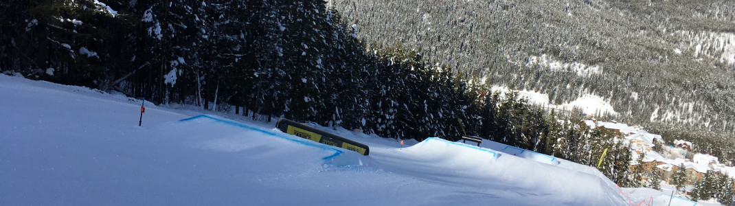 Der Rockstar Terrain Park ist in zwei Abschnitte unterteilt.