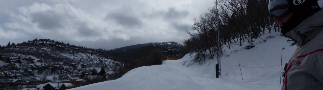 Blaue Abfahrten zum Town Lift