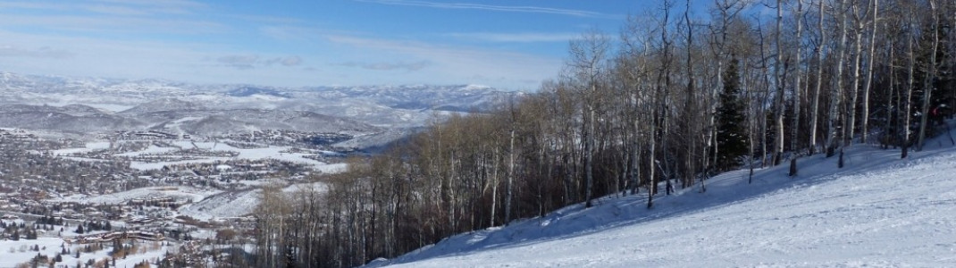 Gerade bei Neuschnee sind die Hänge in Park City anspruchsvoll!