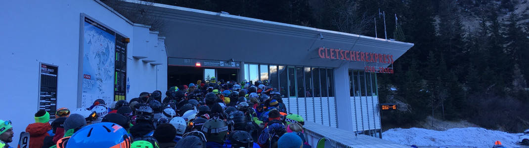 Einziges Manko: Die langen Wartezeiten an der Talstation des Gletscherexpress!