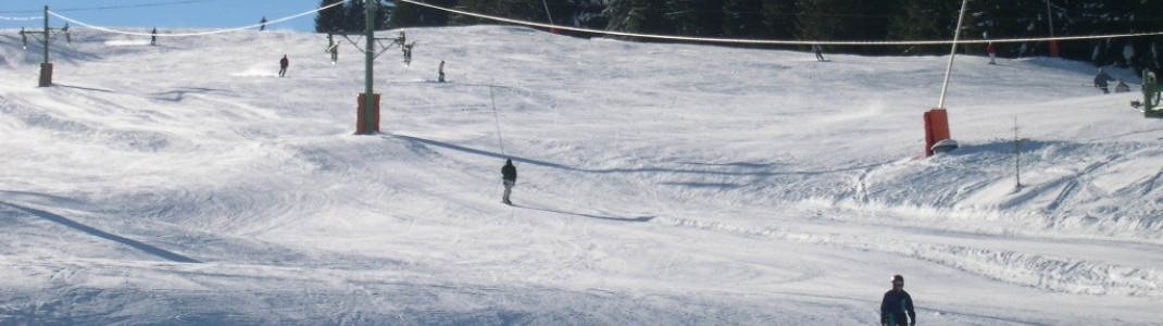 Flache und breite Pisten finden sich vor allem um Avoriaz und auf der Abfahrt nach Morzine!
