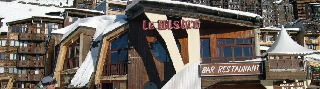 Unterschiedlichste Restaurants zwischen den Bettenburgen in Avoriaz!