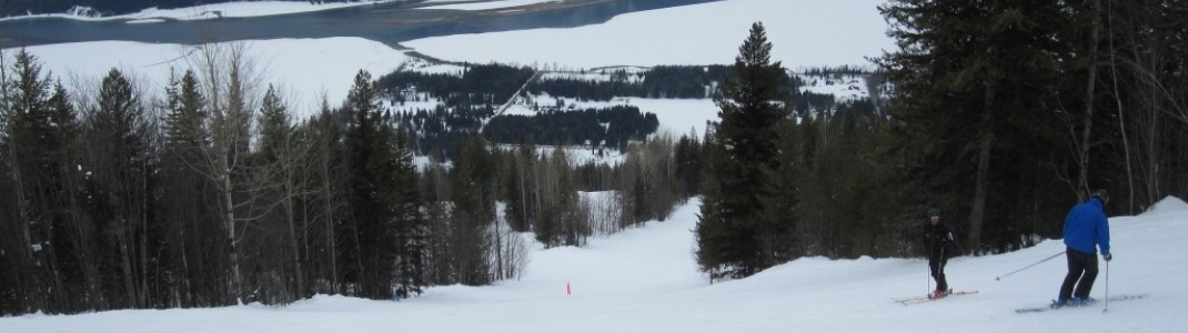 Mittelteil der blauen Piste "Snow Rodeo"!