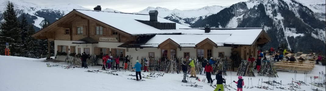 Rosswald Skihütte zwischen Saalbach und Hinterglemm.