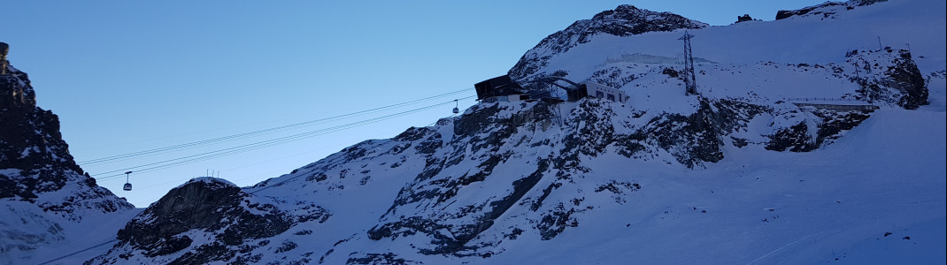 Blick zur Felskinn-Bergstation