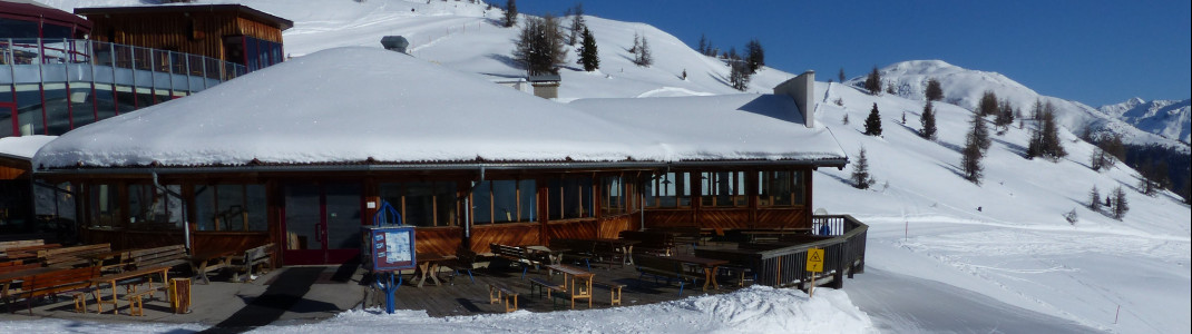 Das größte Restaurant im Skigebiet Sillian Hochpustertal ist das Panoramarestaurant Gadein