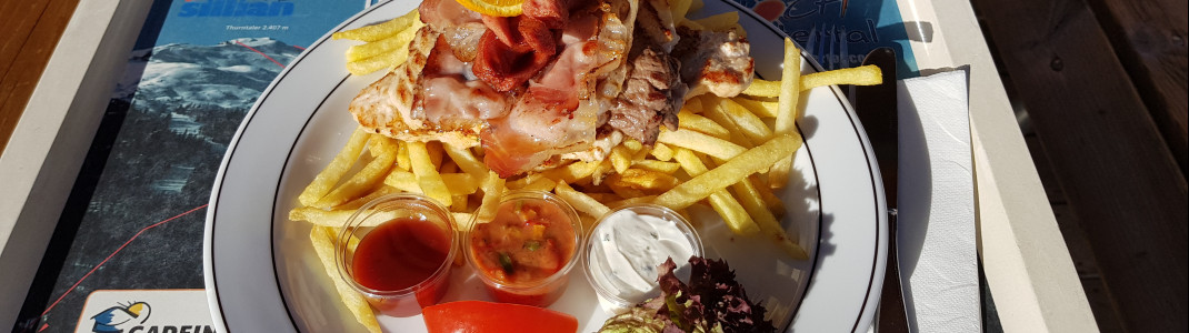 Die Portionen im Restaurant Gadein sind reichlich.