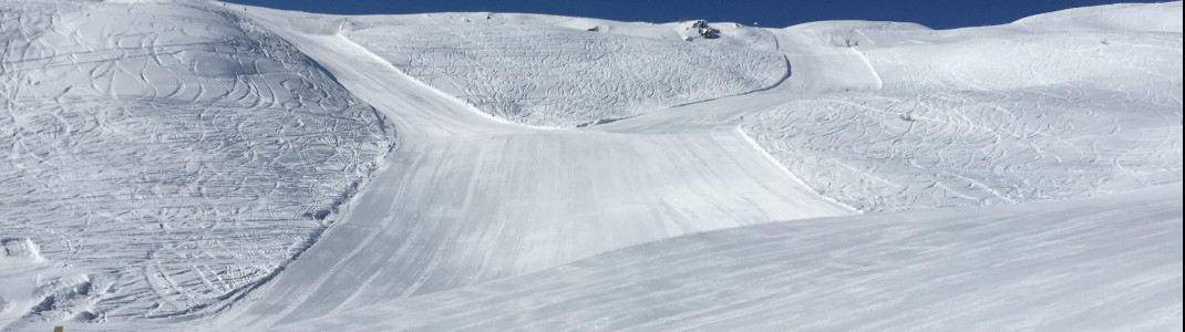In den höher gelegenen Pisten wird komplett auf Kunstschneeanlagen verzichtet