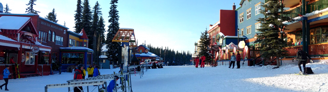 Das Village ist der erste Höhepunkt eines Skitages