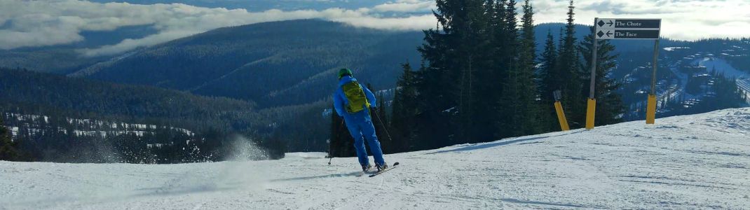 Schwarz markierte Abfahrten gibt es zur Genüge in Silver Star - Für fortgeschrittene Skifahrer ein Genuss