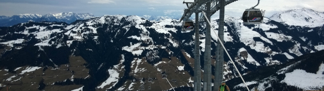 Mit der Pöglbahn in Inneralpbach geht es hoch hinauf.