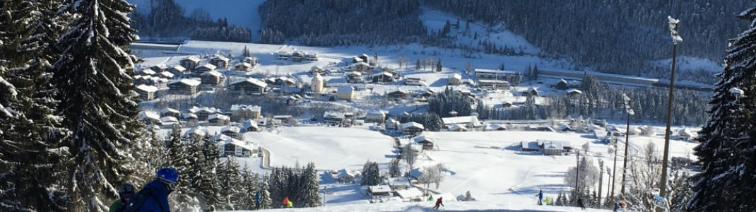 Nach Liftschluss wird im Tal gefeiert.