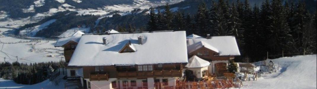 Bergrestaurant unterhalb des Achterjet in Flachau