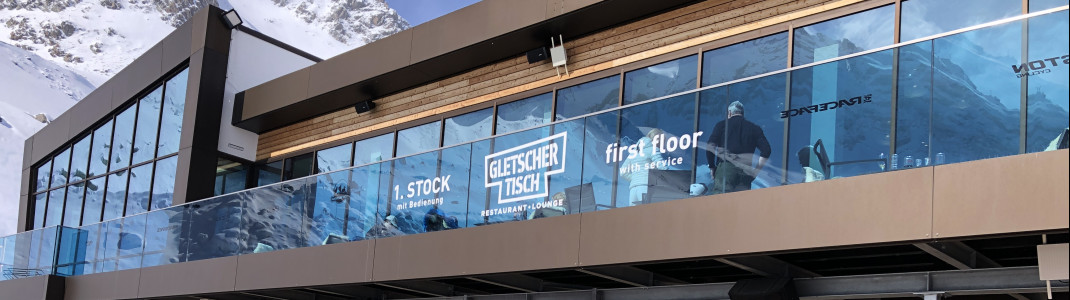 Am Rettenbachgletscher hast du die Wahl zwischen SB- und Bedienrestaurant.