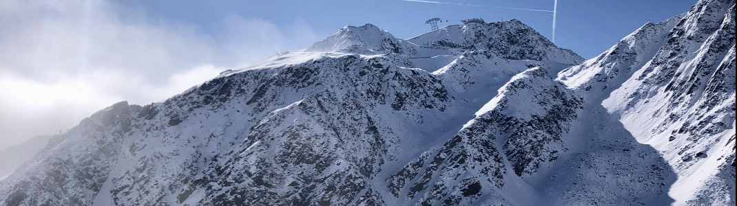 Der Gaislachkogl ist bei Freeridern besonders beliebt.