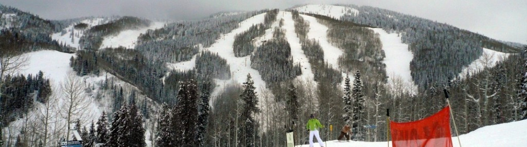 Abzweigung "Surprise"- und "Betwixt"-Abfahrten von der "Vagabond"-Piste!