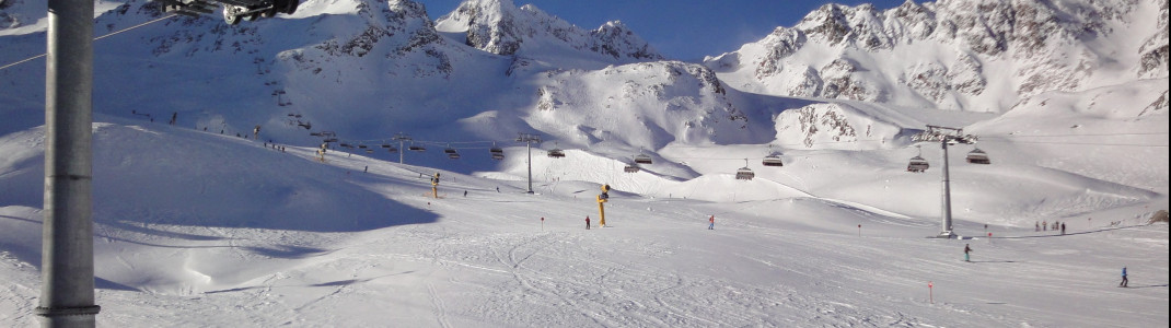 25% der Pisten am Stubaier Gletscher sind künstlich beschneibar