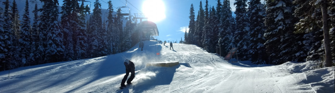 Alle Snowparks befinden sich direkt an einem Sessellift