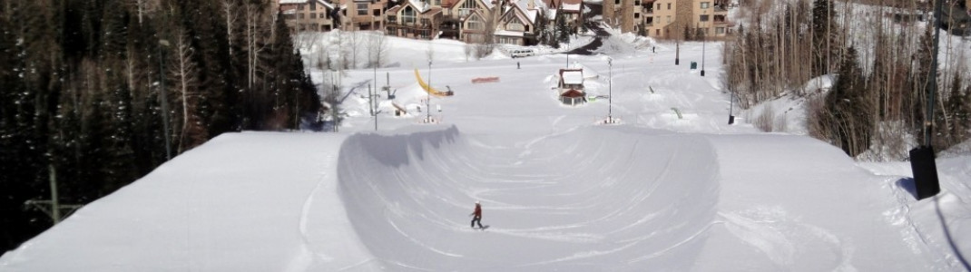 Die Superpipe am Village Express Lift genügt auch den Ansprüchen der besten Freestyler.