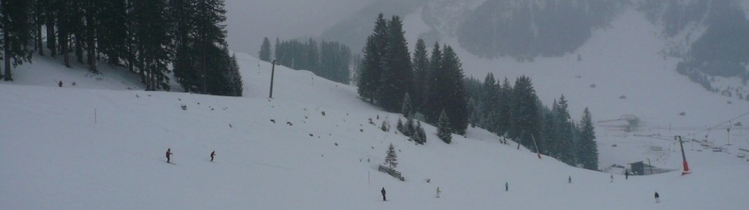 Abfahrt am Thanellerkarlift (Berwang)