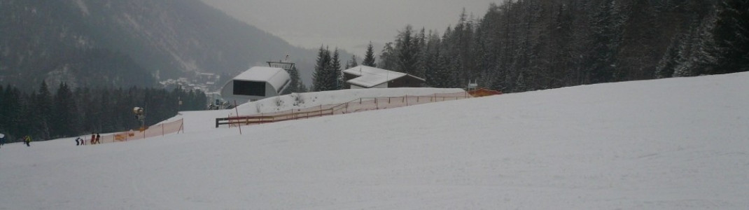 Blick auf die Bergstation Marienbergbahn I (Biberwier)