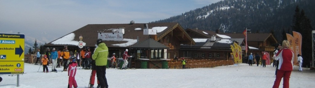 Wilderer Alm an der Bergstation der Königswiesenbahn.