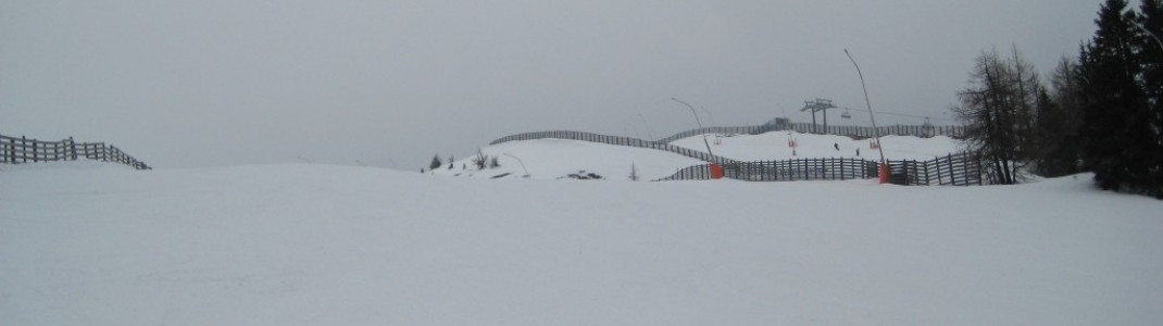 Piste 9 zwischen Gamskogelexpress und Freiberglift