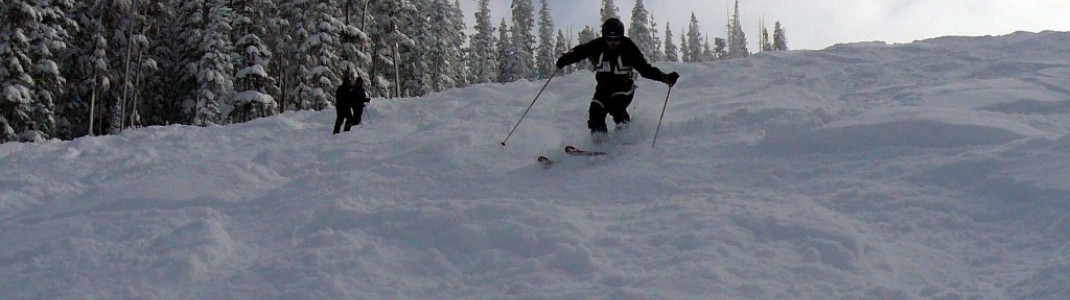 Powdern am Wildwood Express Lift!
