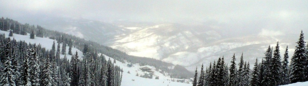 Blick über Mid Vail hinunter ins Tal!