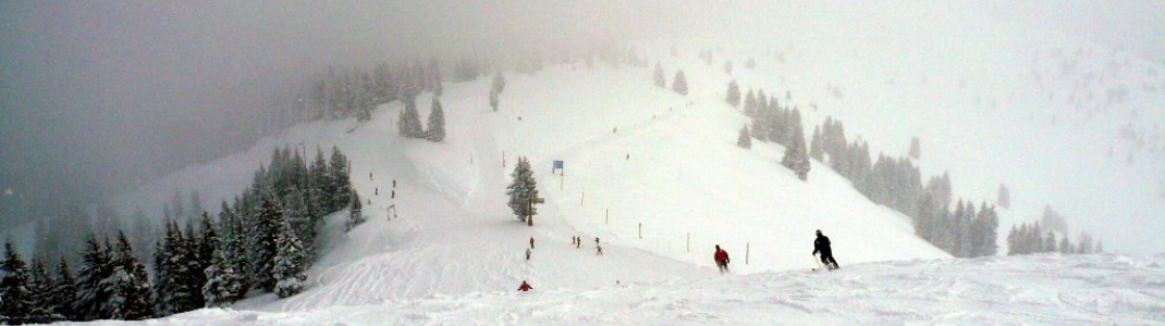 Am Berggrat zwischen den Teilgebieten "The Front Side" und "The Back Bowls"!