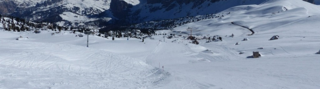 Abfahrt am Citta del Sassi Lift