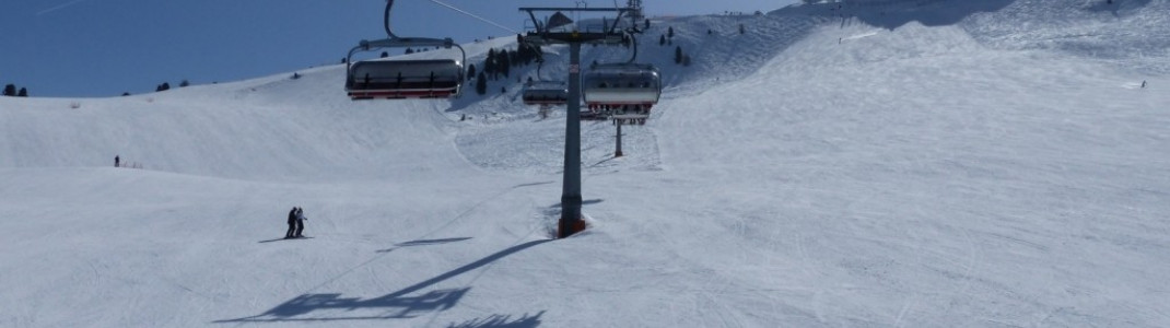 Abfahrten am Sochers-Ciampinoi Lift