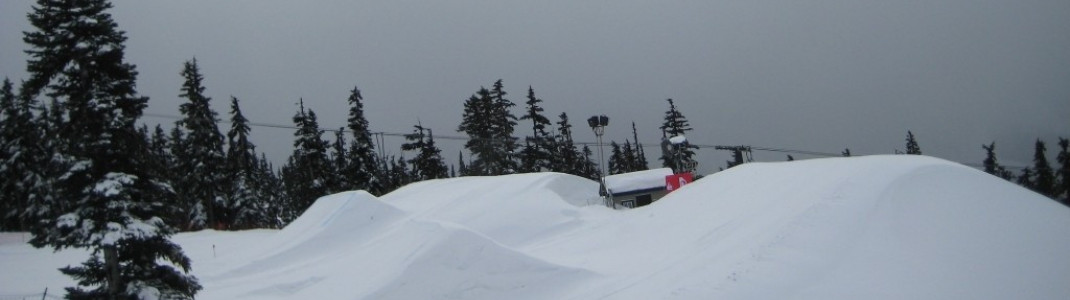 Kicker im Nintendo Terrain Park in Blackcomb!