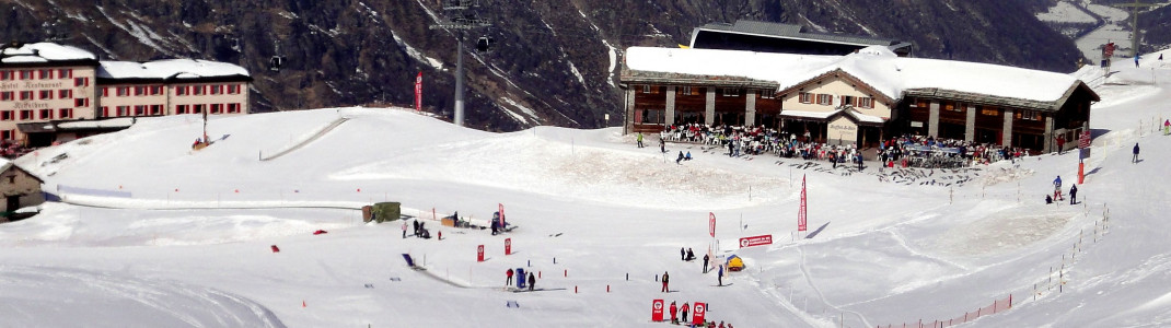 Übungsgelände an der Bergstation Riffelberg
