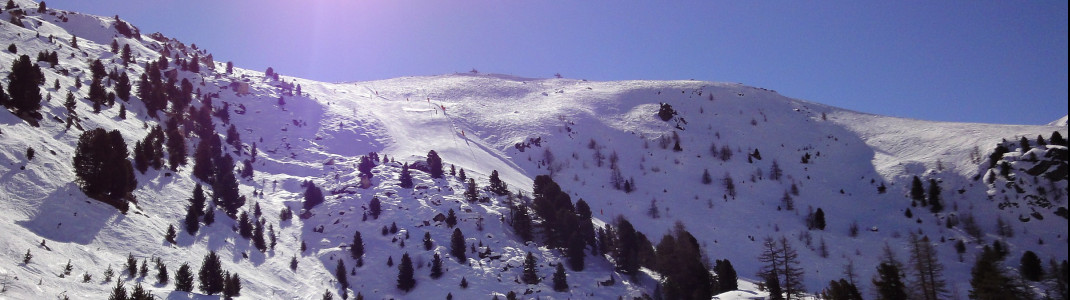 Sportliche Talabfahrt vom Sunnegga Gebiet zurück nach Zermatt