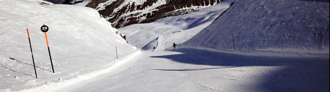 Schwarze Piste "Kelle" im Gornergrat Teilgebiet