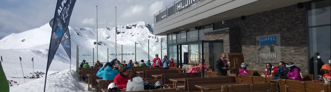 Restaurant "Gipfeltreffen": Eines der höchstgelegenen Restaurants im Skigebiet Zillertal Arena