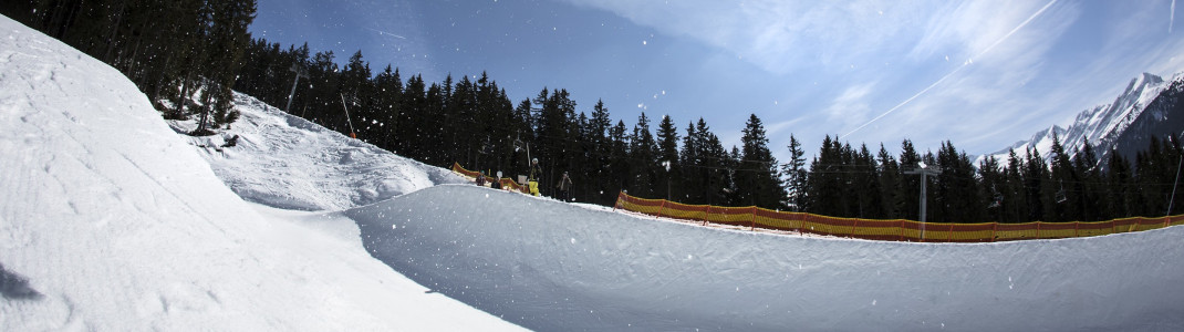 Die Halfpipe befindet sich an der Talstation des Fussalm-X-Press Lifts!