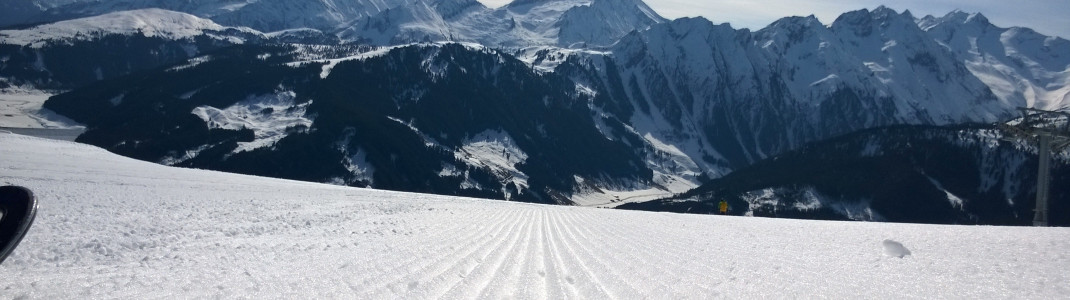 Bislang bei all unseren Tests perfekt: Die Pistenpräparierung in der Zillertal Arena.