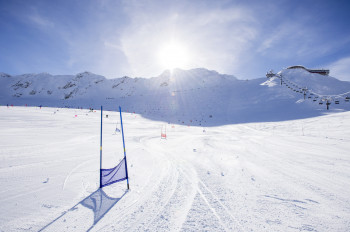 Schnalstal glacier boasts 27 kilometres of slopes.