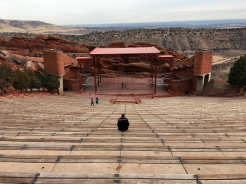 Before heading to the Rockies, we made a short stop at the Red Rocks amphitheater.