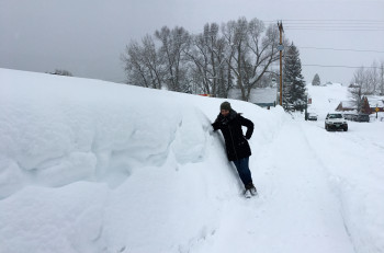 Loads and loads of snow awaited us in Crested Butte.