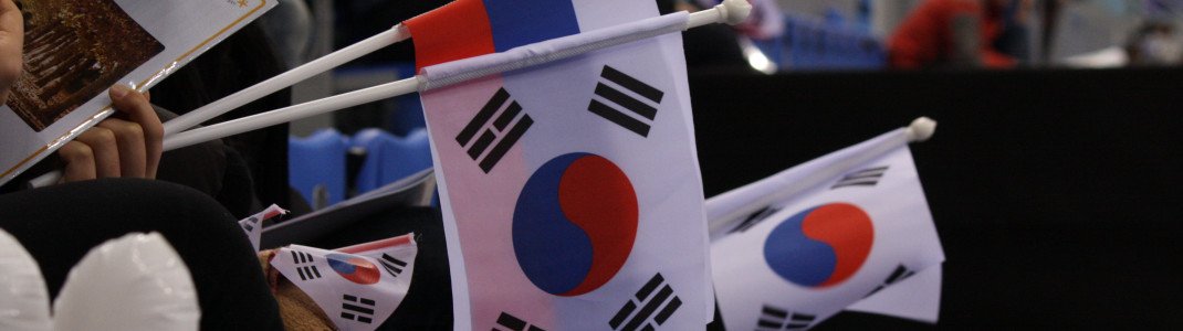 Flags are definitely one of the must-haves in South Korea.