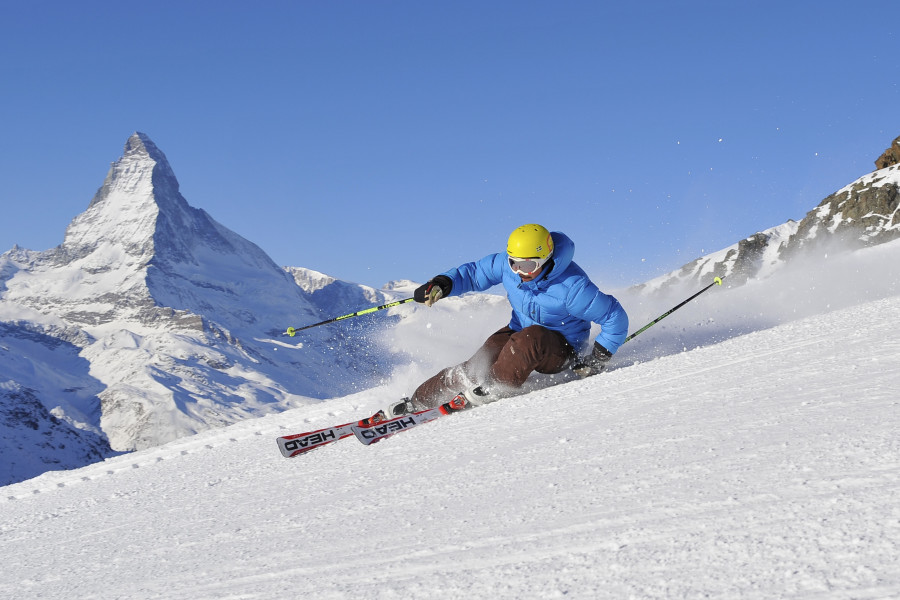 Skiing in the shadow of the majestic Matterhorn is just one of the most amazing things to do.
