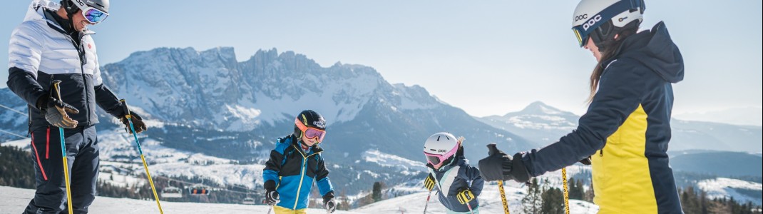 Das Eggental ist die beste Adresse für Familien-Skiurlaub in Südtirol