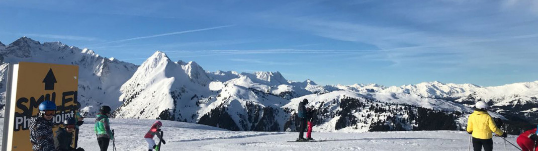 Traumpanorama am Freitag in der Zillertal Arena.