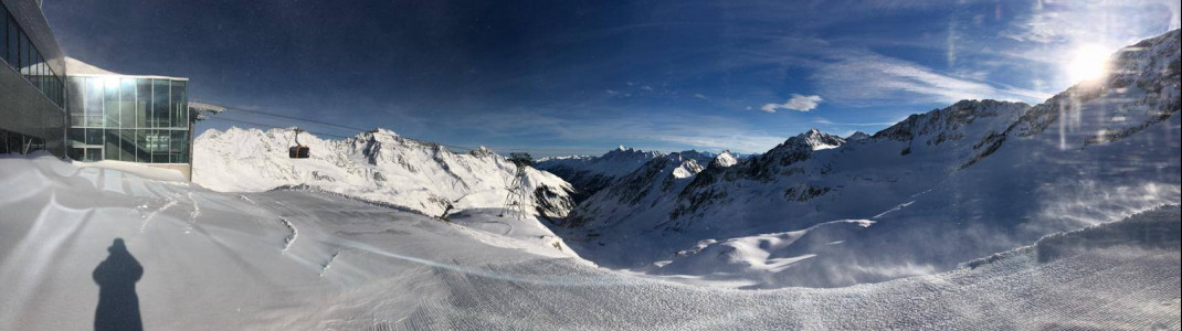 Über 70cm Neuschnee gabs die letzten Tage am Stubaier Gletscher. Für Freitag wurden die Pisten perfekt präpariert.