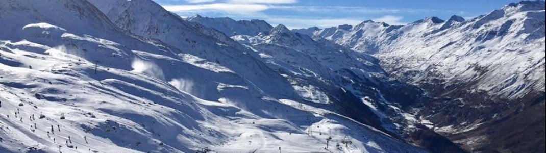 Blick auf Hochgurgl, im Hintergrund Obergurgl.